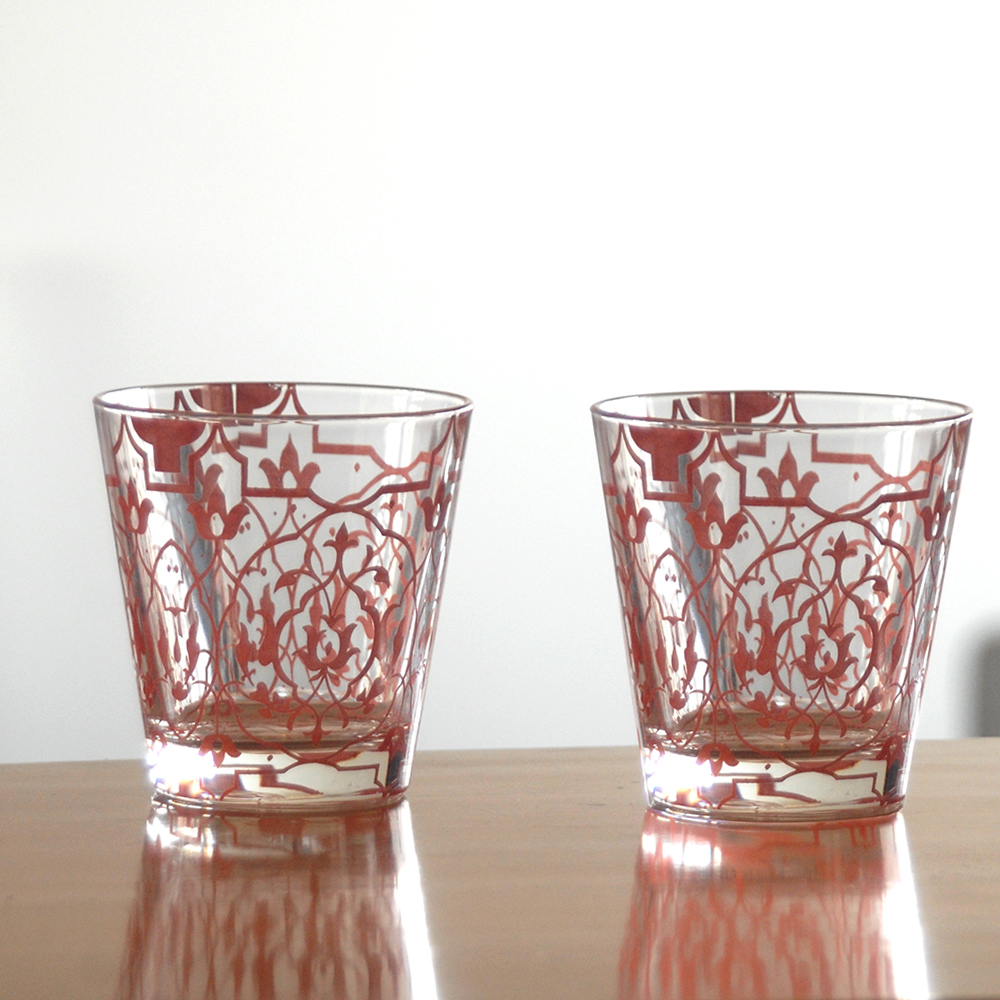 Elegant Carvings Tumblers (Set of 2)