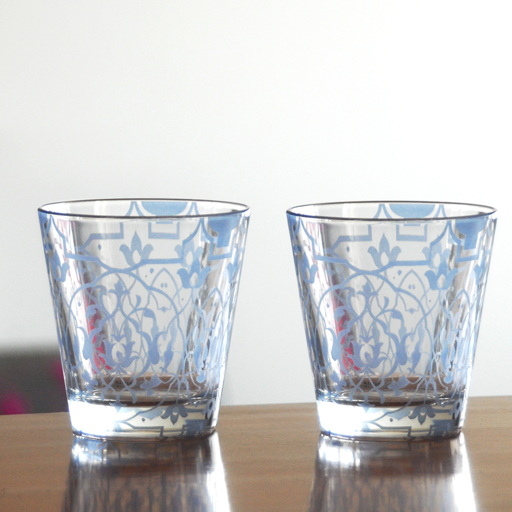 Elegant Carvings Tumblers (Set of 2)