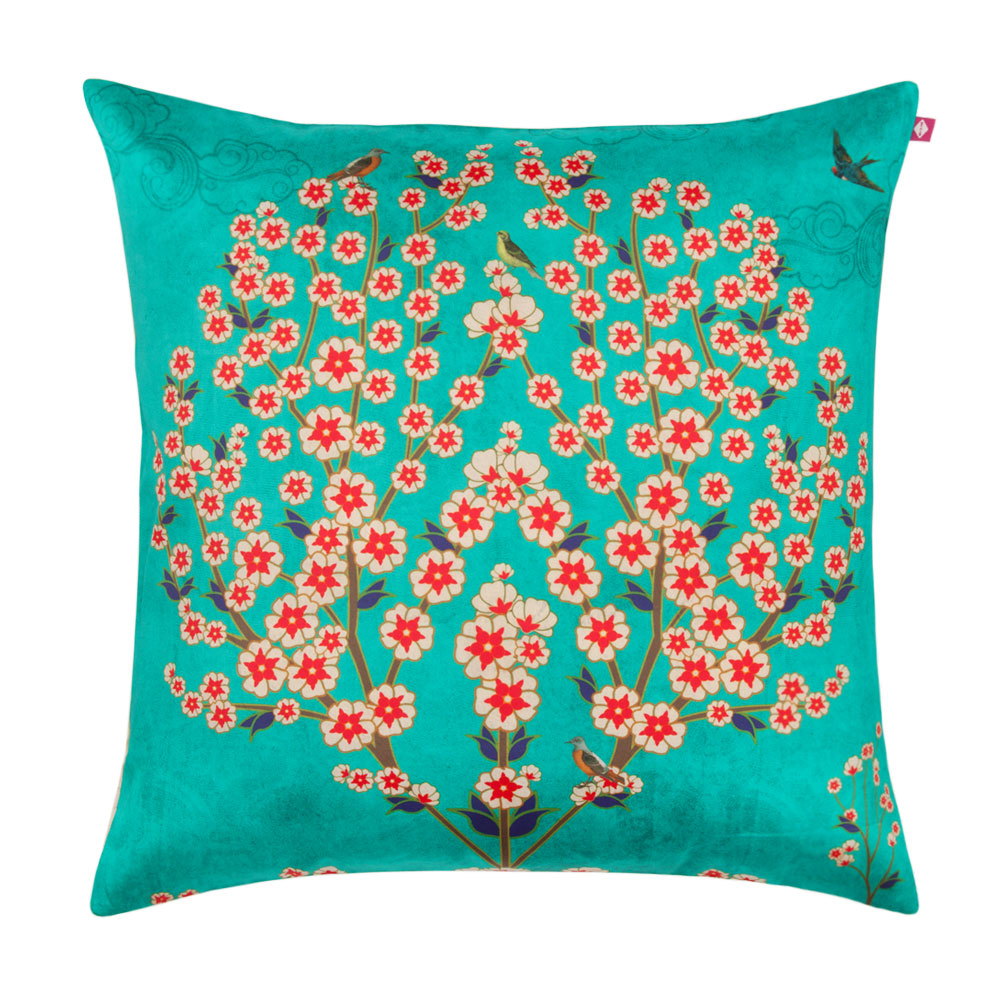 Beryl Boutonniere Poly Taf Silk Cushion Cover