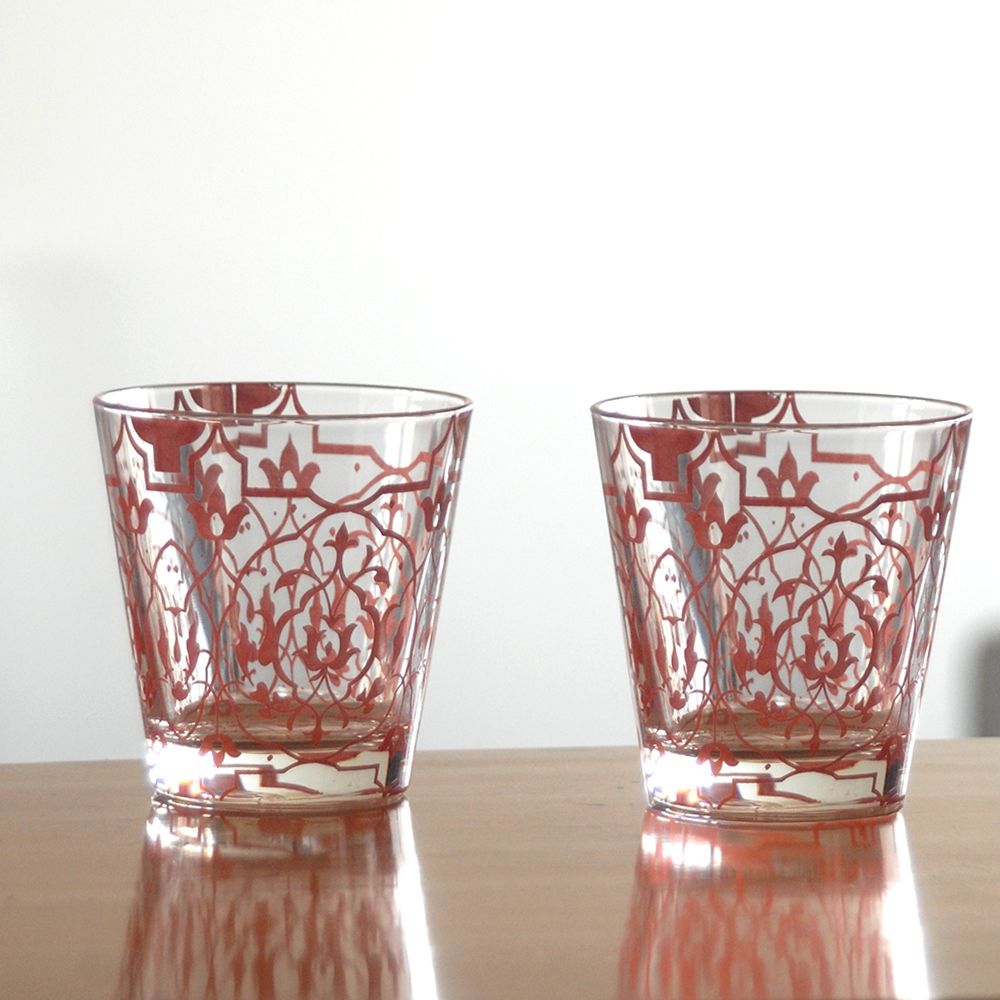 Elegant Carvings Tumblers (Set of 2)