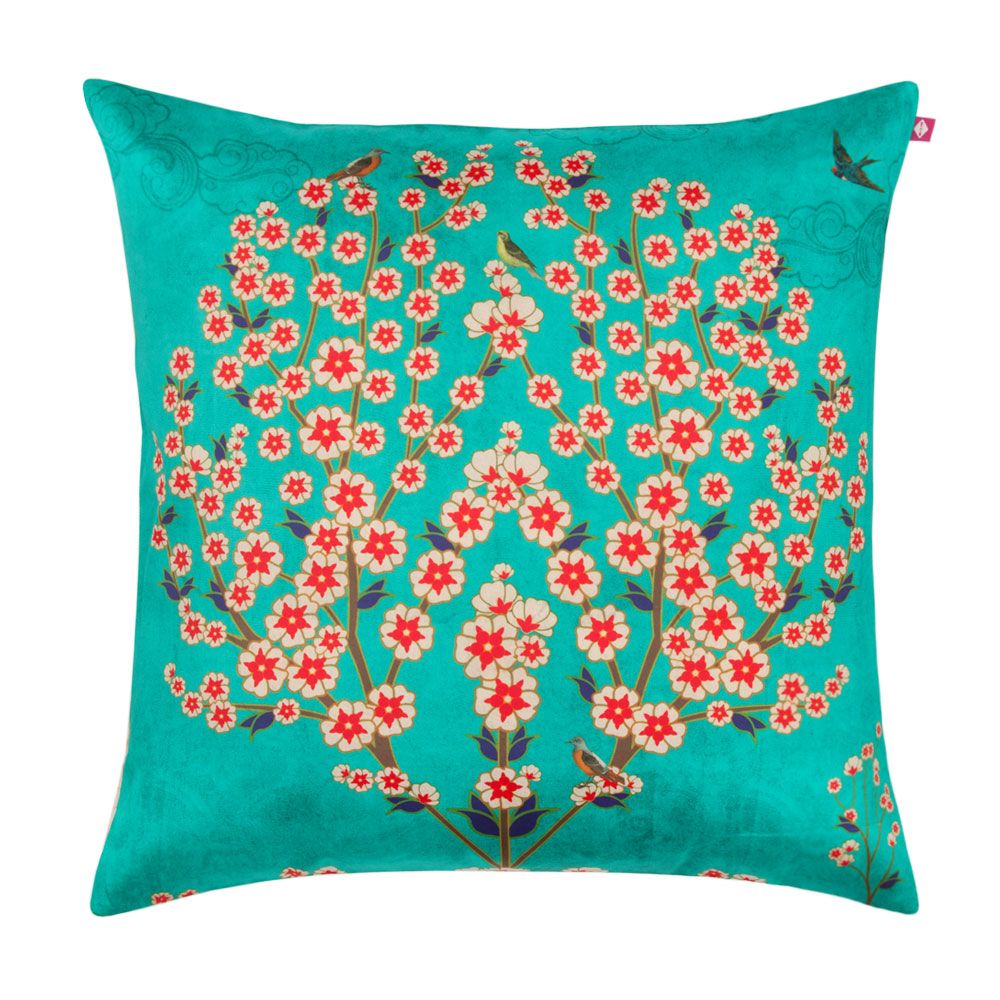 Beryl Boutonniere Poly Taf Silk Cushion Cover