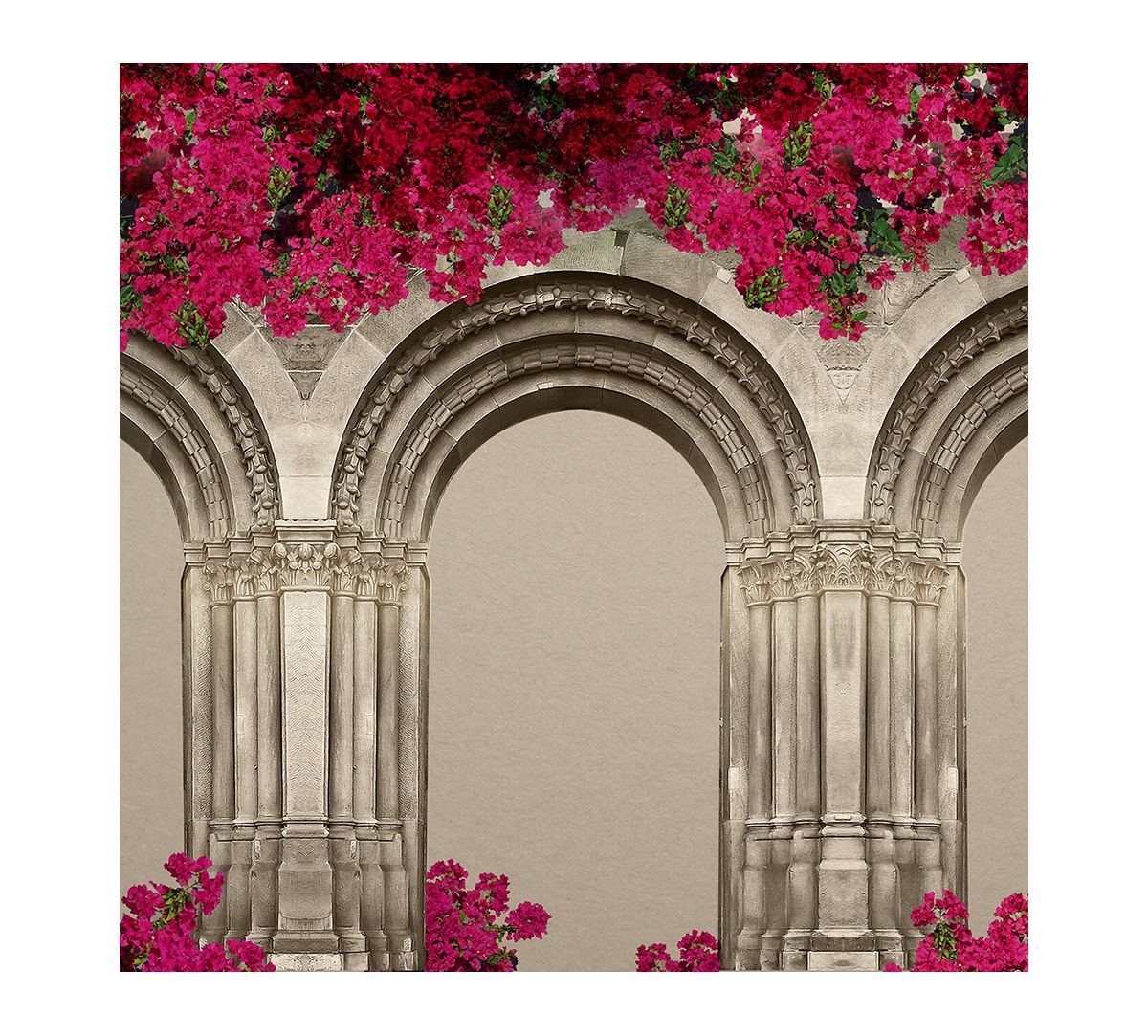 India Circus Arches of Triumph Wallpaper