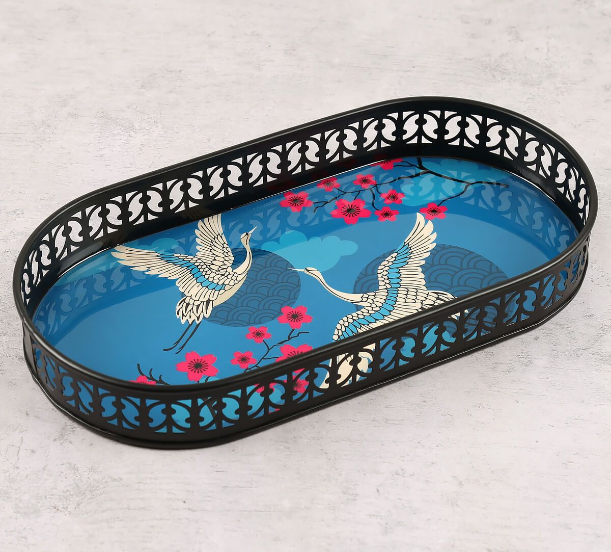 India Circus by Krsnaa Mehta Aerial Moments Rectangle Iron Tray