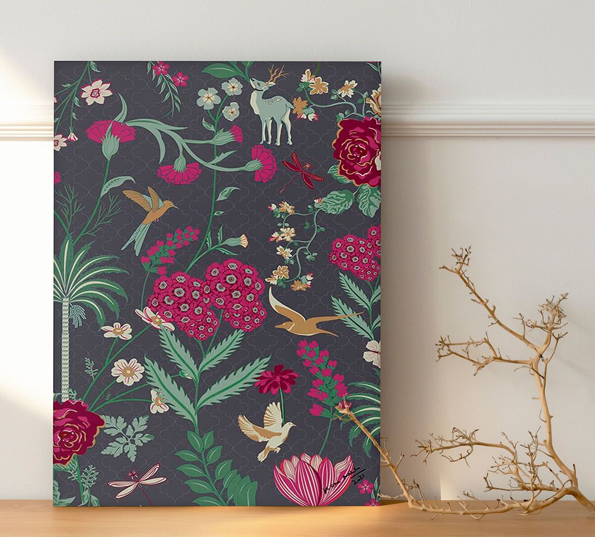 India Circus by Krsnaa Mehta Floral Galore Canvas Wall Art