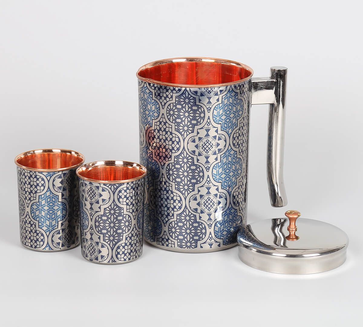 India Circus by Krsnaa Mehta Mughal Jhali Jug & Tumbler Set