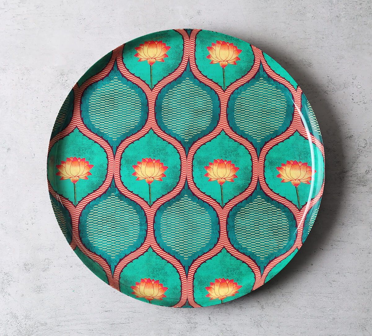 India Circus by Krsnaa Mehta Sarus in Lake Wall Decor Plates Set of 5