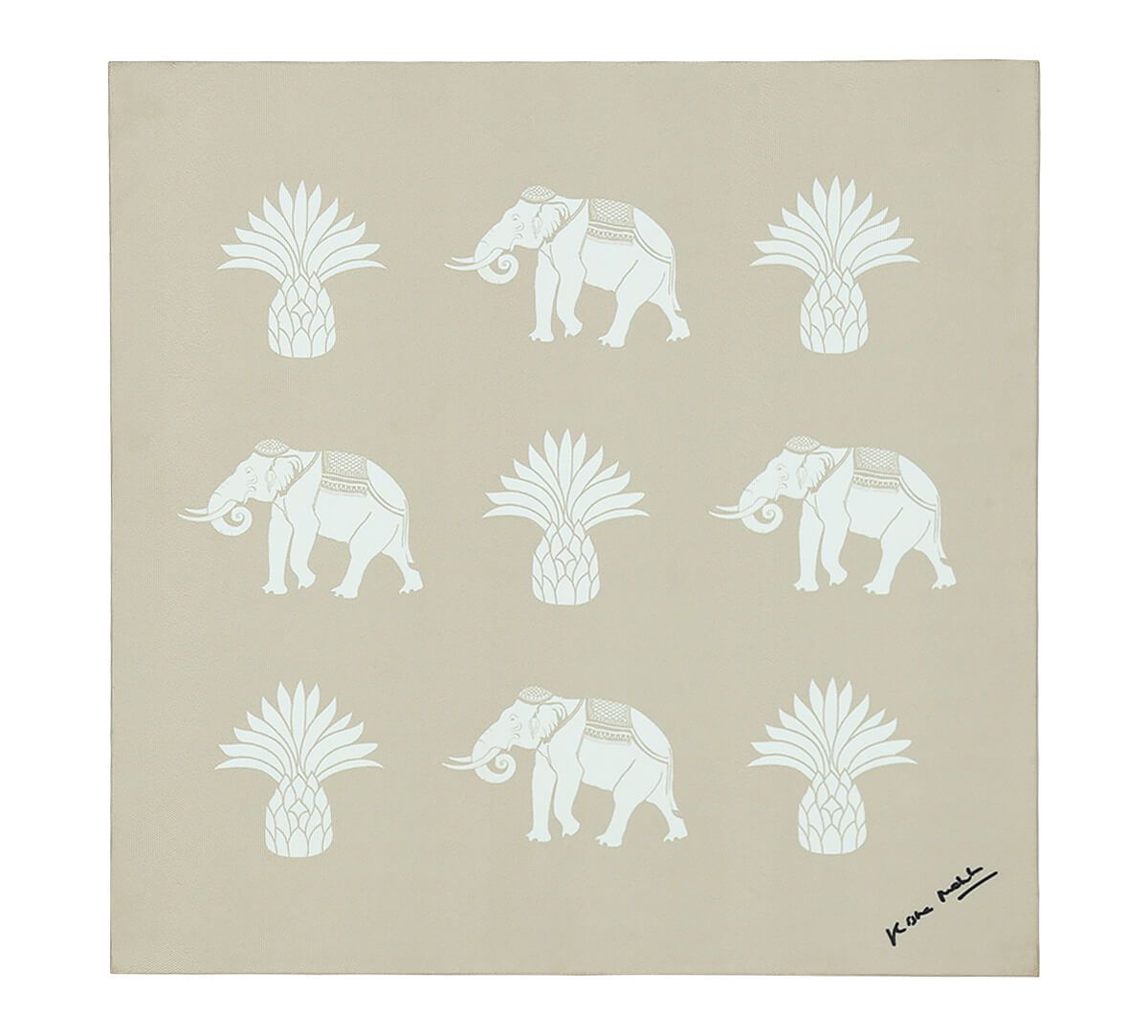 India Circus by Krsnaa Mehta Solid Motif Canvas Wall Art