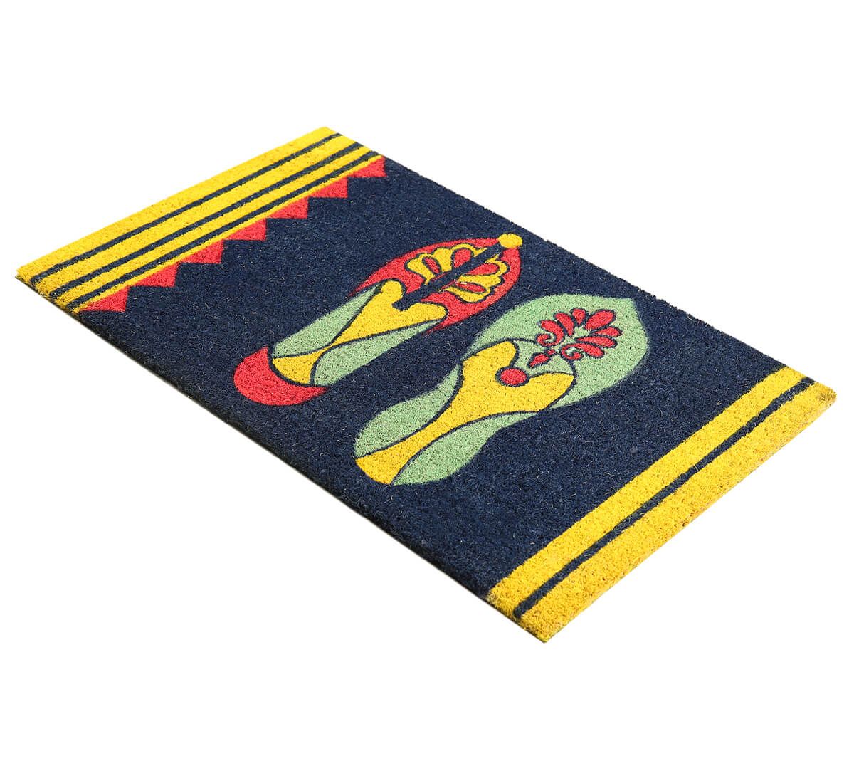 India Circus by Krsnaa Mehta Technicolor Jootis Blues Doormat