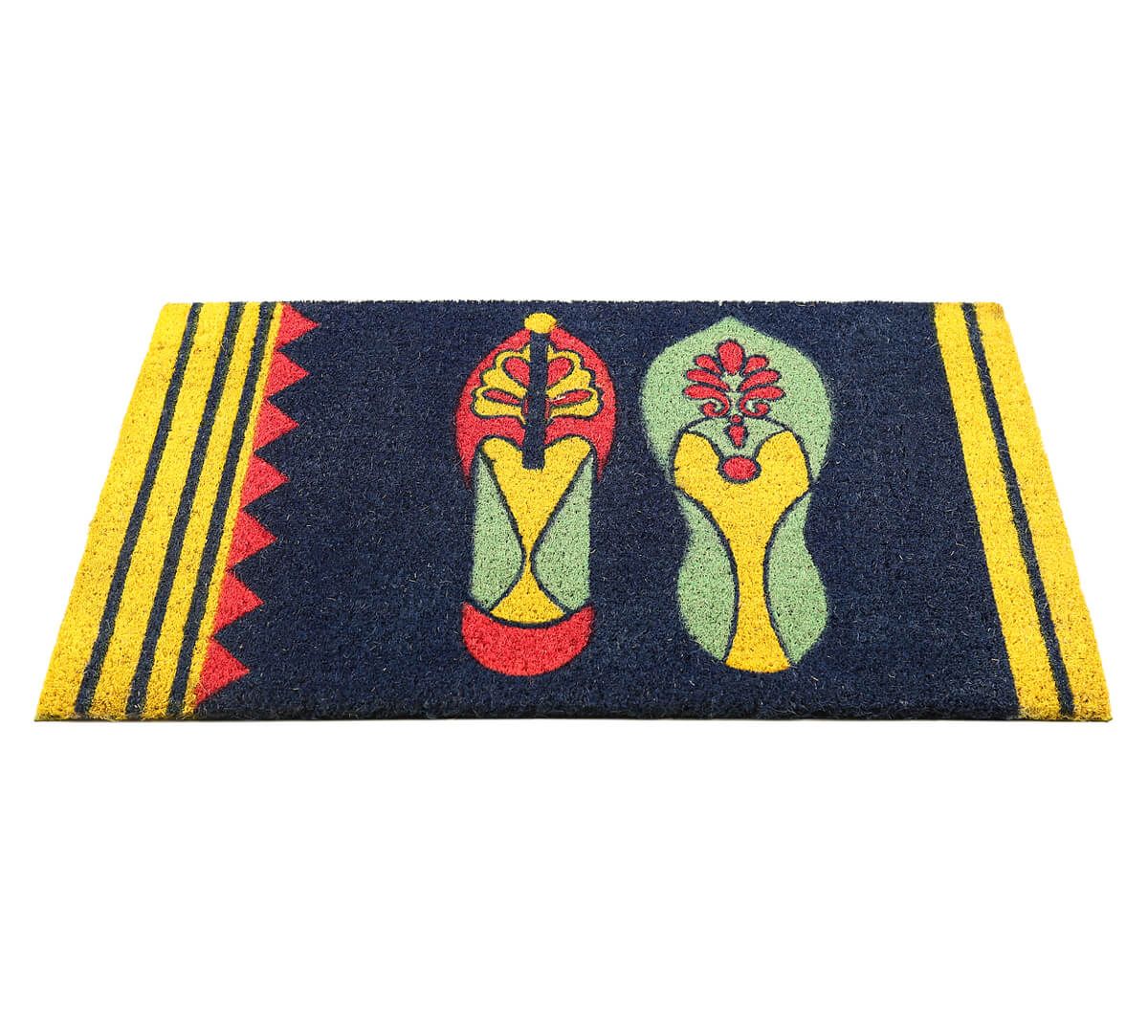 India Circus by Krsnaa Mehta Technicolor Jootis Blues Doormat