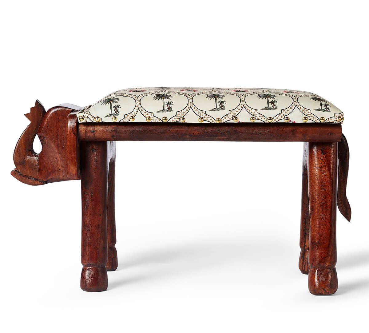 Tropic Tryst Elephant Pouffe