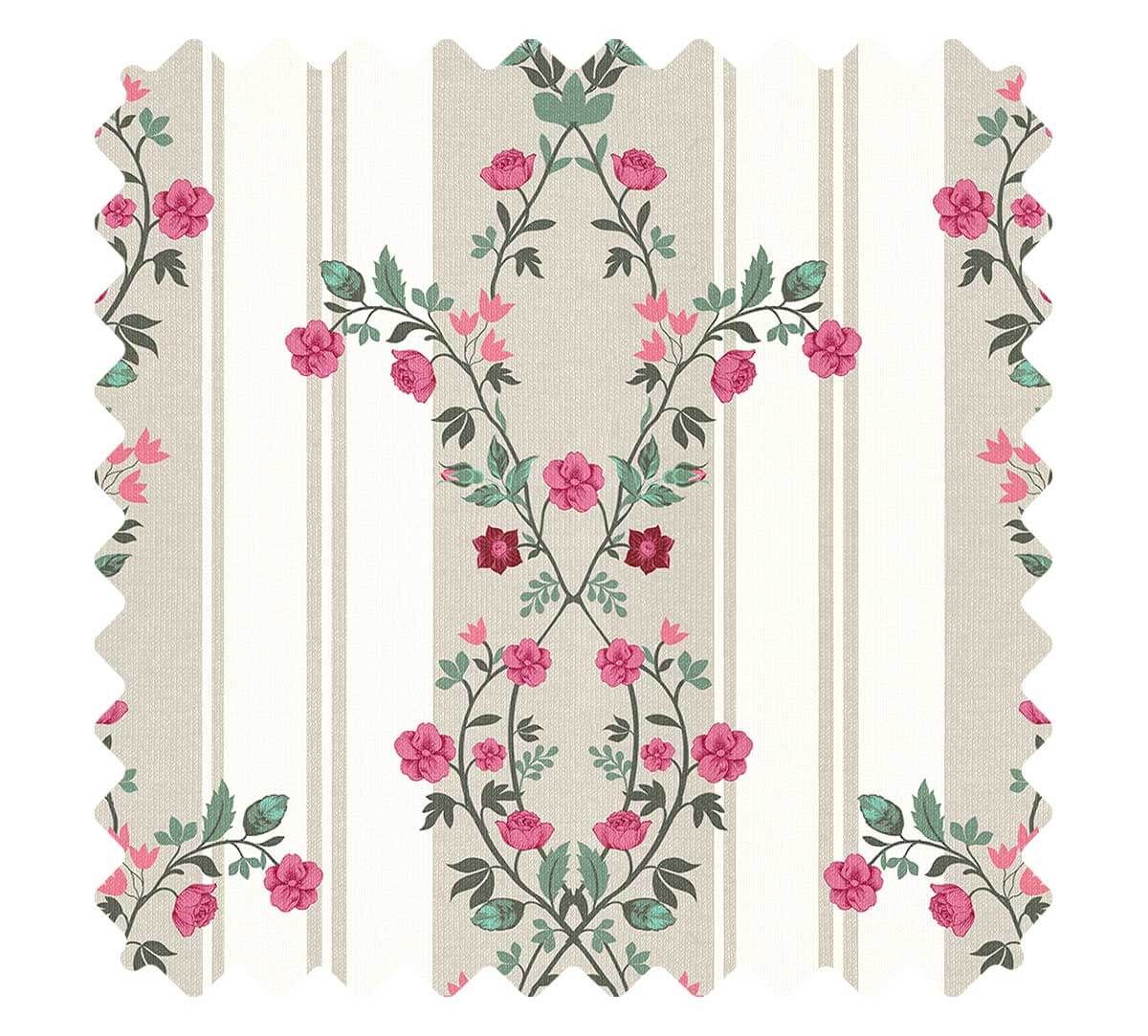 India Circus by Krsnaa Mehta Vertical Rose Twist Fabric