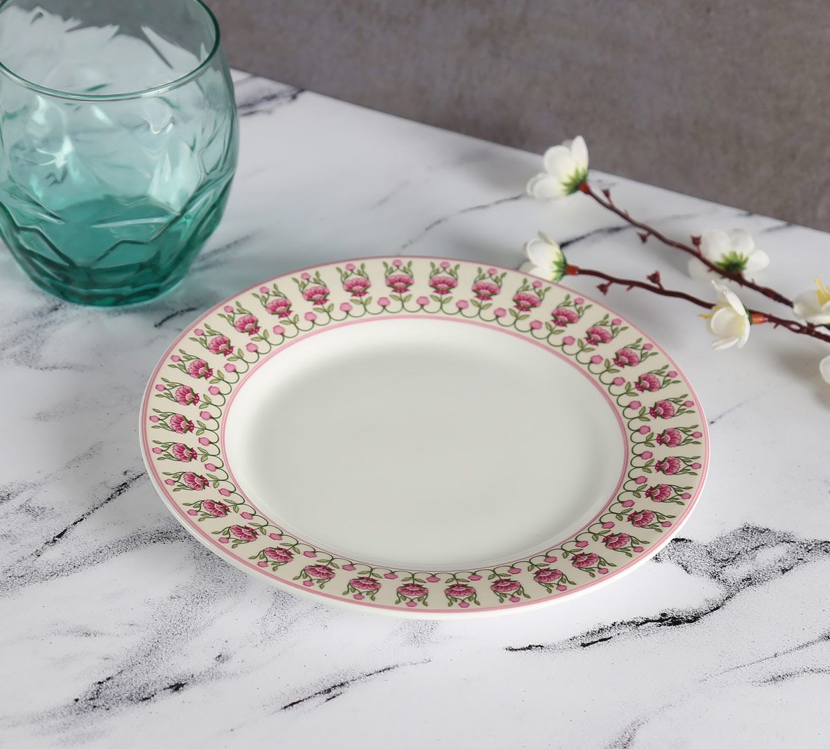 India Circus Rose Mallow Moscheutos Quarter Plate