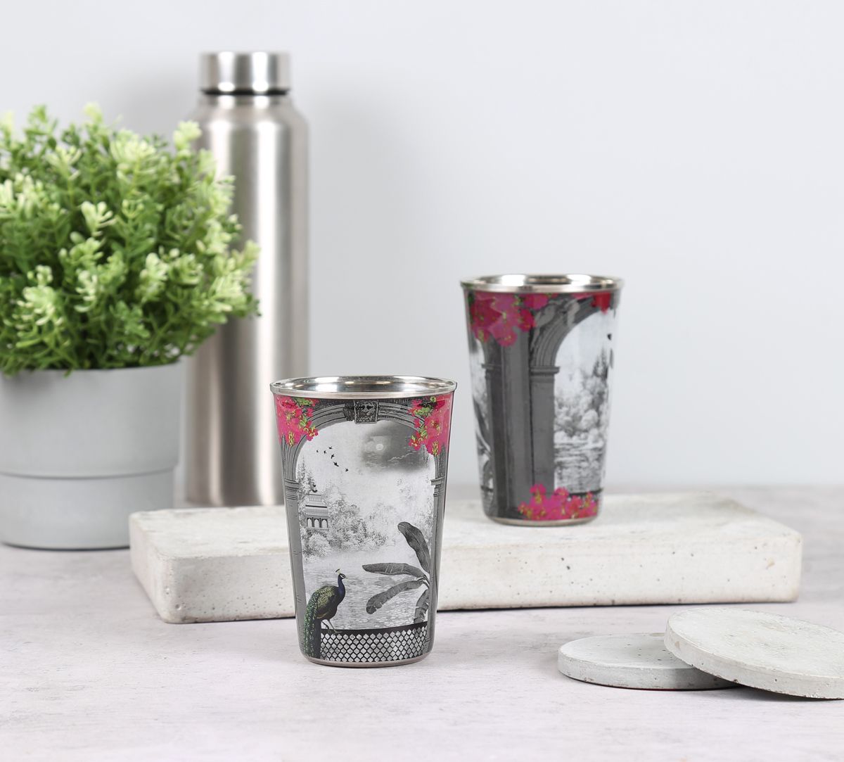 Royal Hues Large Steel Tumbler (set of 2)