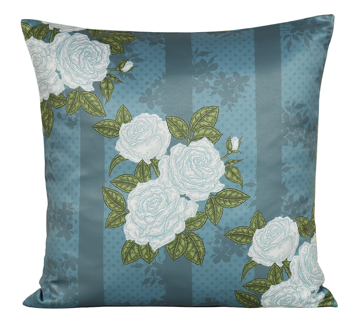 India Circus by Krsnaa Mehta Ethnic Circles Satin Blend Satin Blend Cushion Cover Set of 5