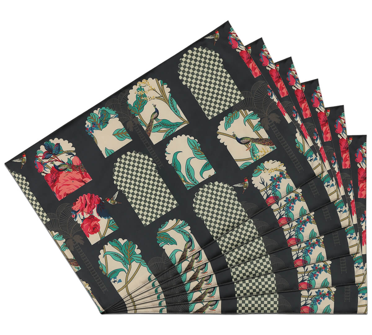 India Circus by Krsnaa Mehta Signature Windows Table Mats Set of 6