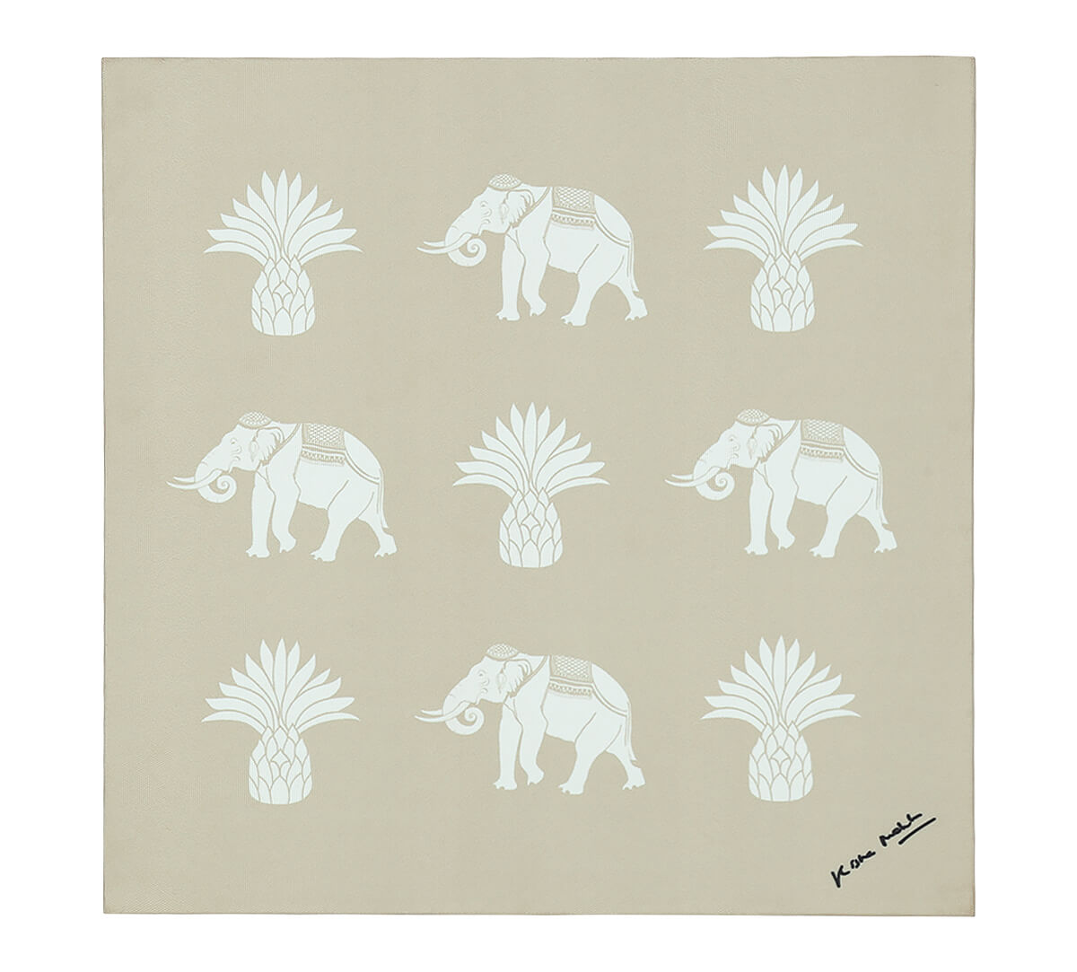 India Circus by Krsnaa Mehta Solid Motif Canvas Wall Art