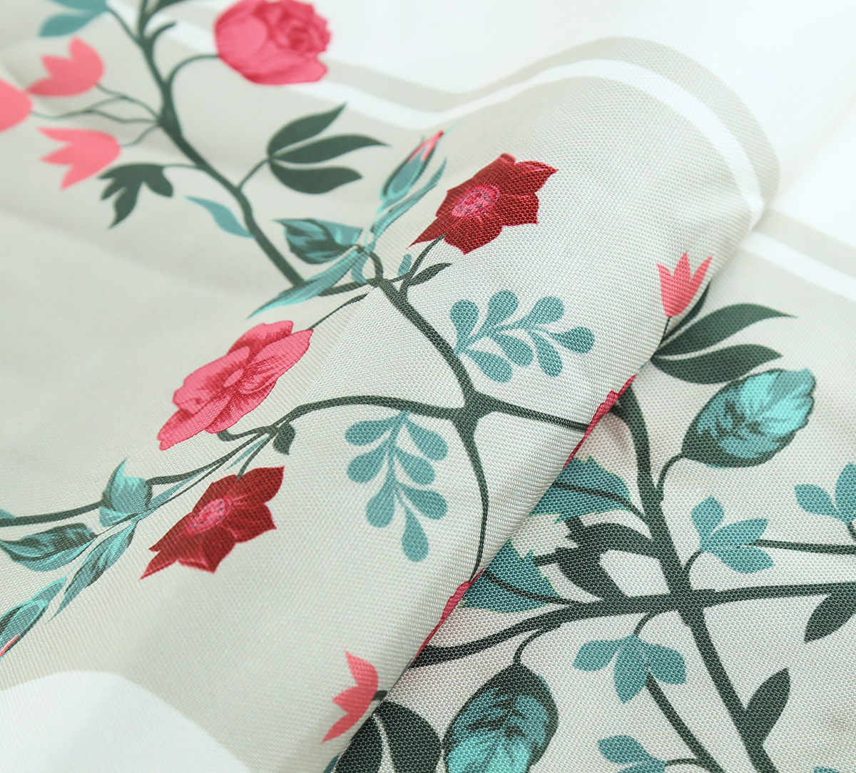 India Circus by Krsnaa Mehta Vertical Rose Twist Fabric