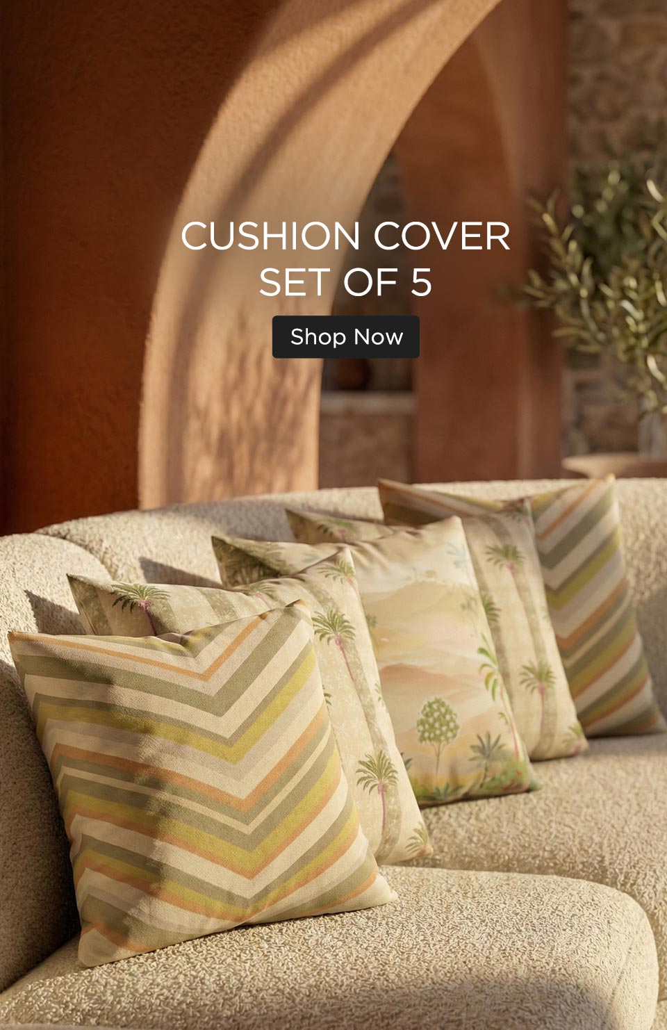 Buy Cushion Covers Set of 5 Online